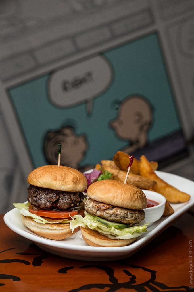 Mini burger platter (Chicken and Beef)-2