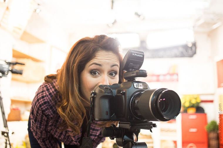 Pentax 645Z Medium Format DSLR Camera Test And Waffle Cone With Condensed Milk And Nuts-4