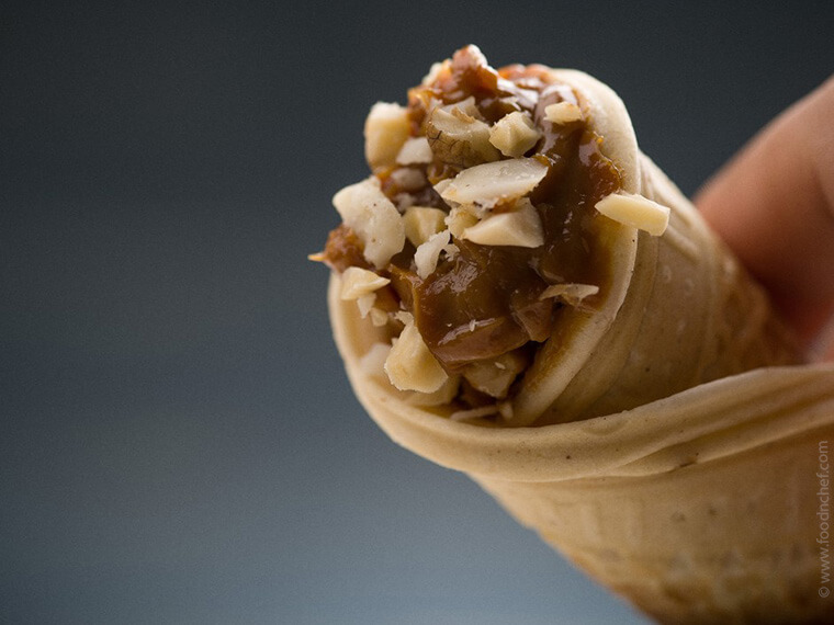 Pentax 645Z Medium Format DSLR Camera Test And Waffle Cone With Condensed Milk And Nuts-5